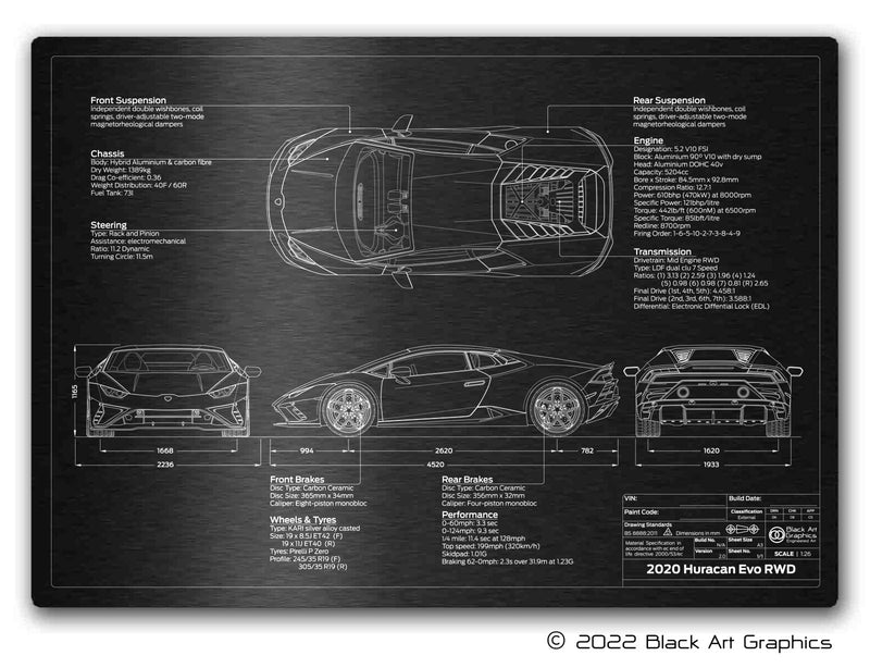 2019-2022 Huracan Evo