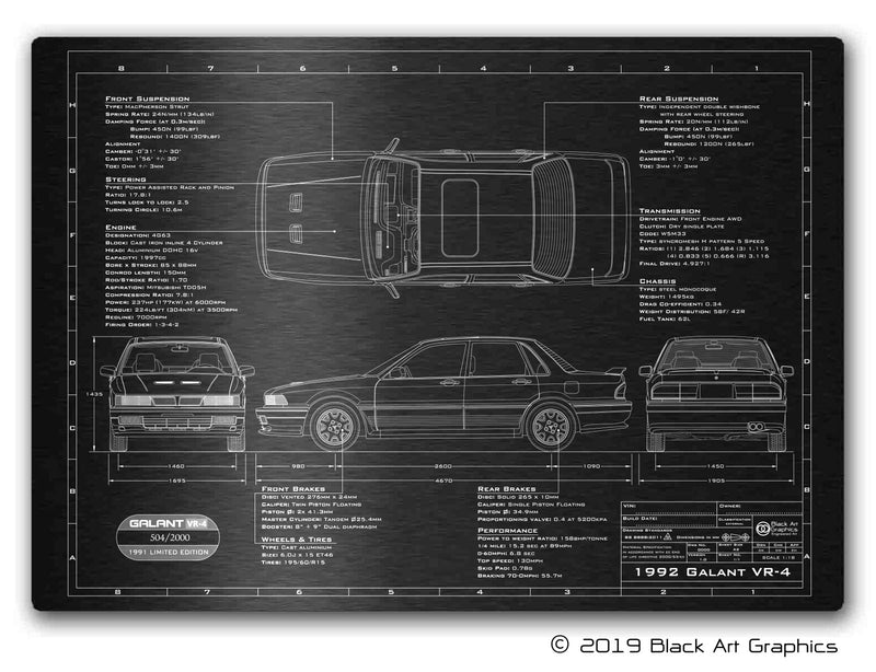 1991-1992 Galant VR-4