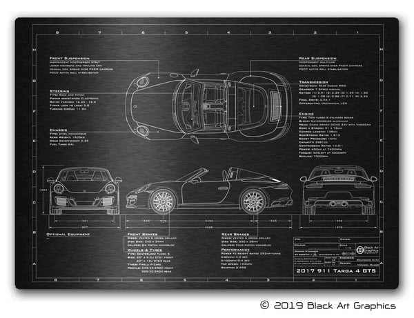 2017-2019 911 Targa GTS