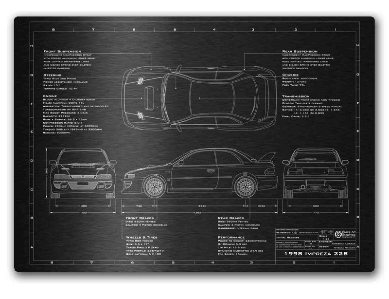 1998-1999 Impreza 22B