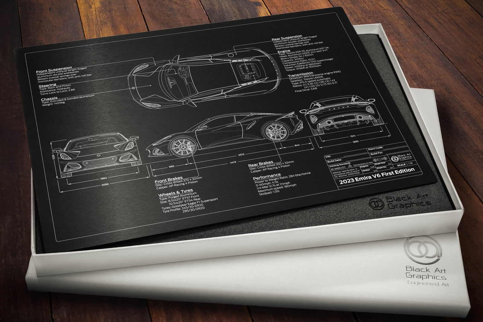 Lotus 2022-2025 Emira Engineered Art detail