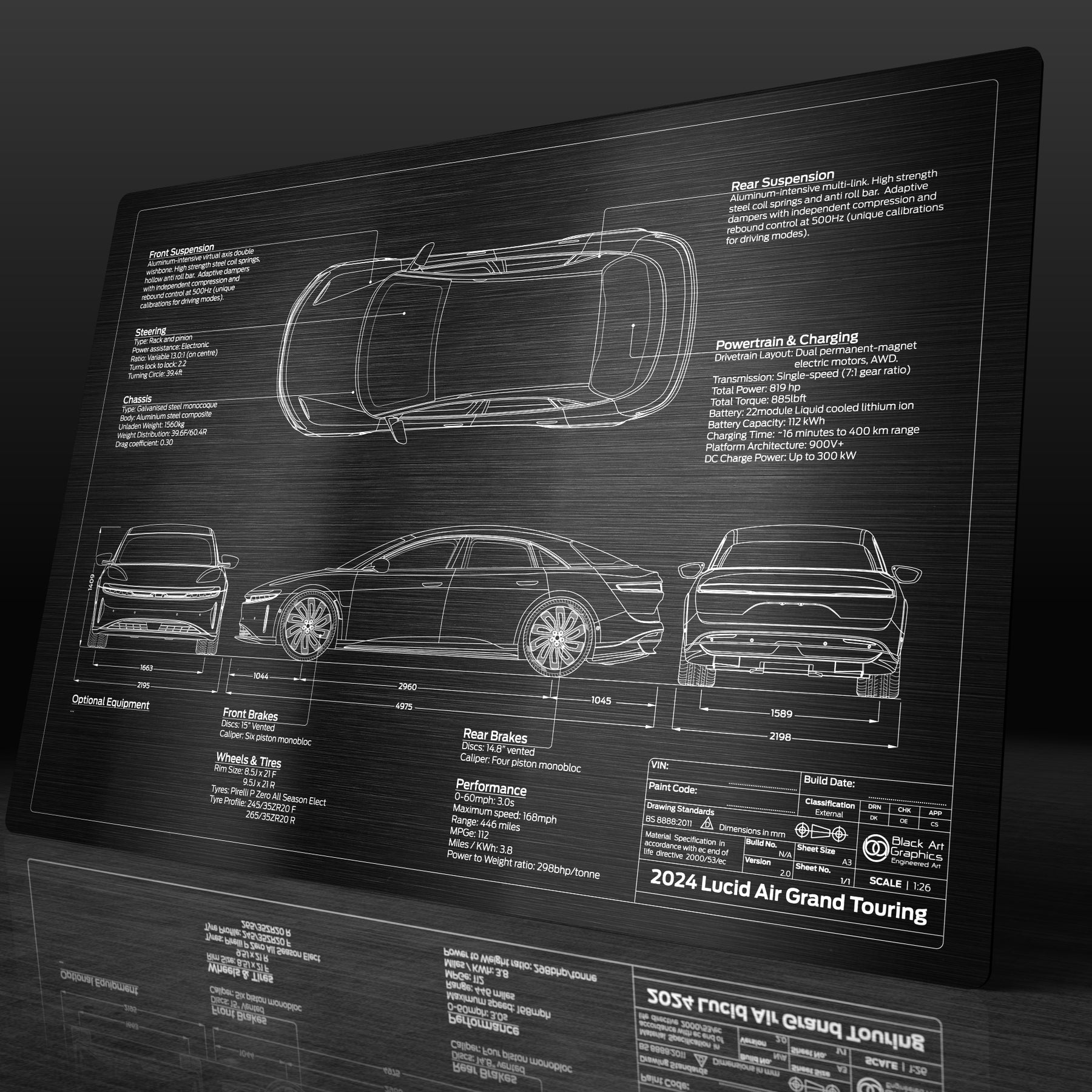 Lucid 2022-2025 Lucid Air Engineered Art - Image 14