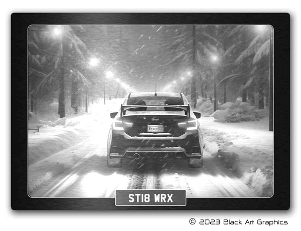 Aluminium Photo Plaque Engraving