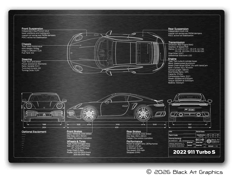 2019-2022 911 Turbo