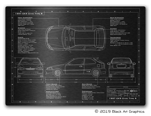 1997-2001 Civic Type R