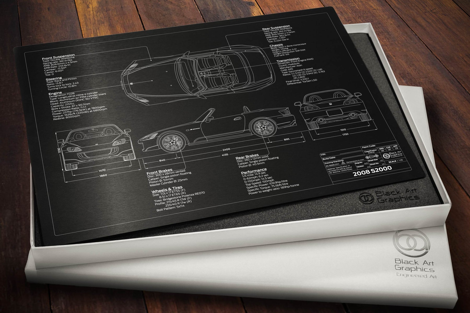 Honda 1999-2010 S2000 Engineered Art - Image 2