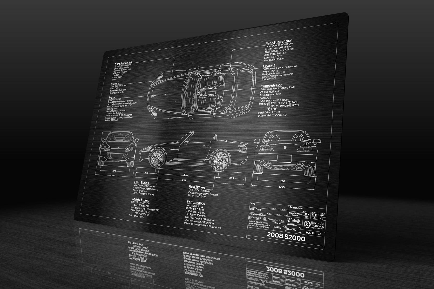 Honda 1999-2010 S2000 Engineered Art - Image 8