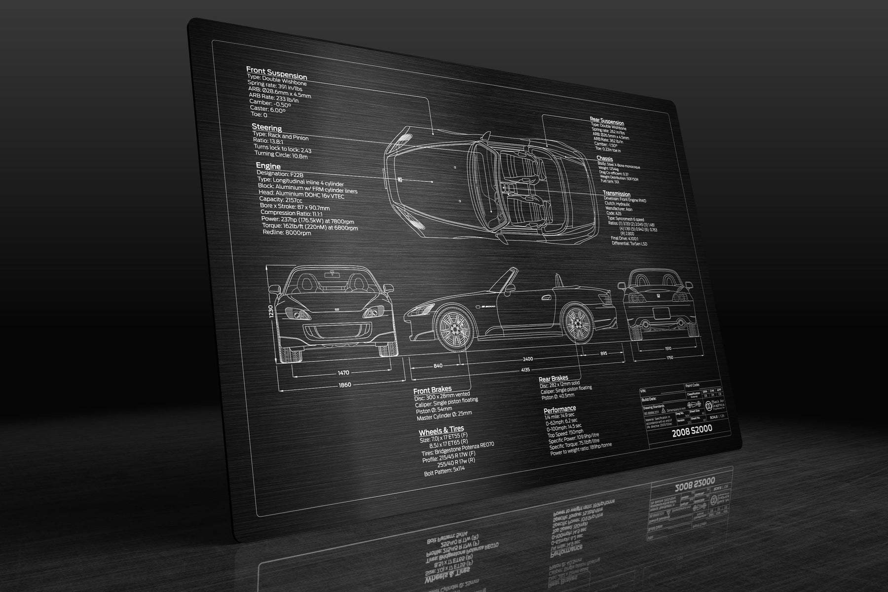 Honda 1999-2010 S2000 Engineered Art - Image 9