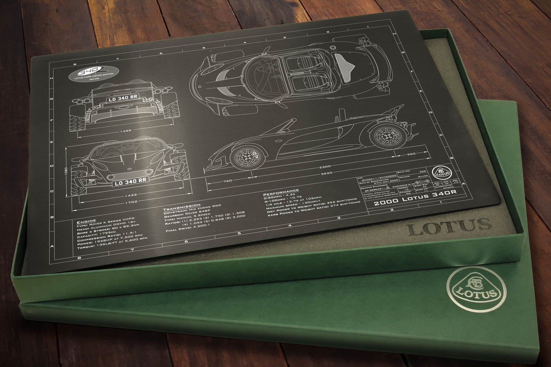 Lotus 1999-2000 340R Engineered Art - Image 2