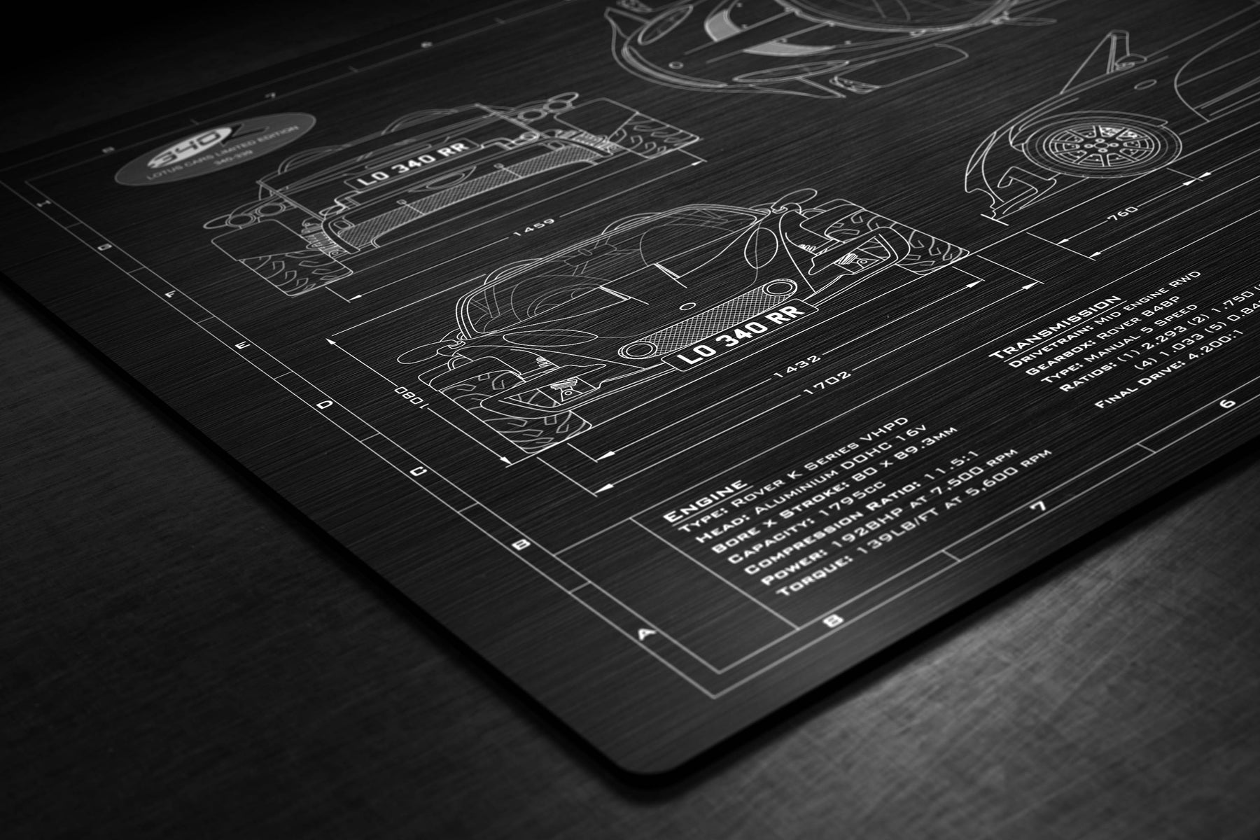 Lotus 1999-2000 340R Engineered Art - Image 5