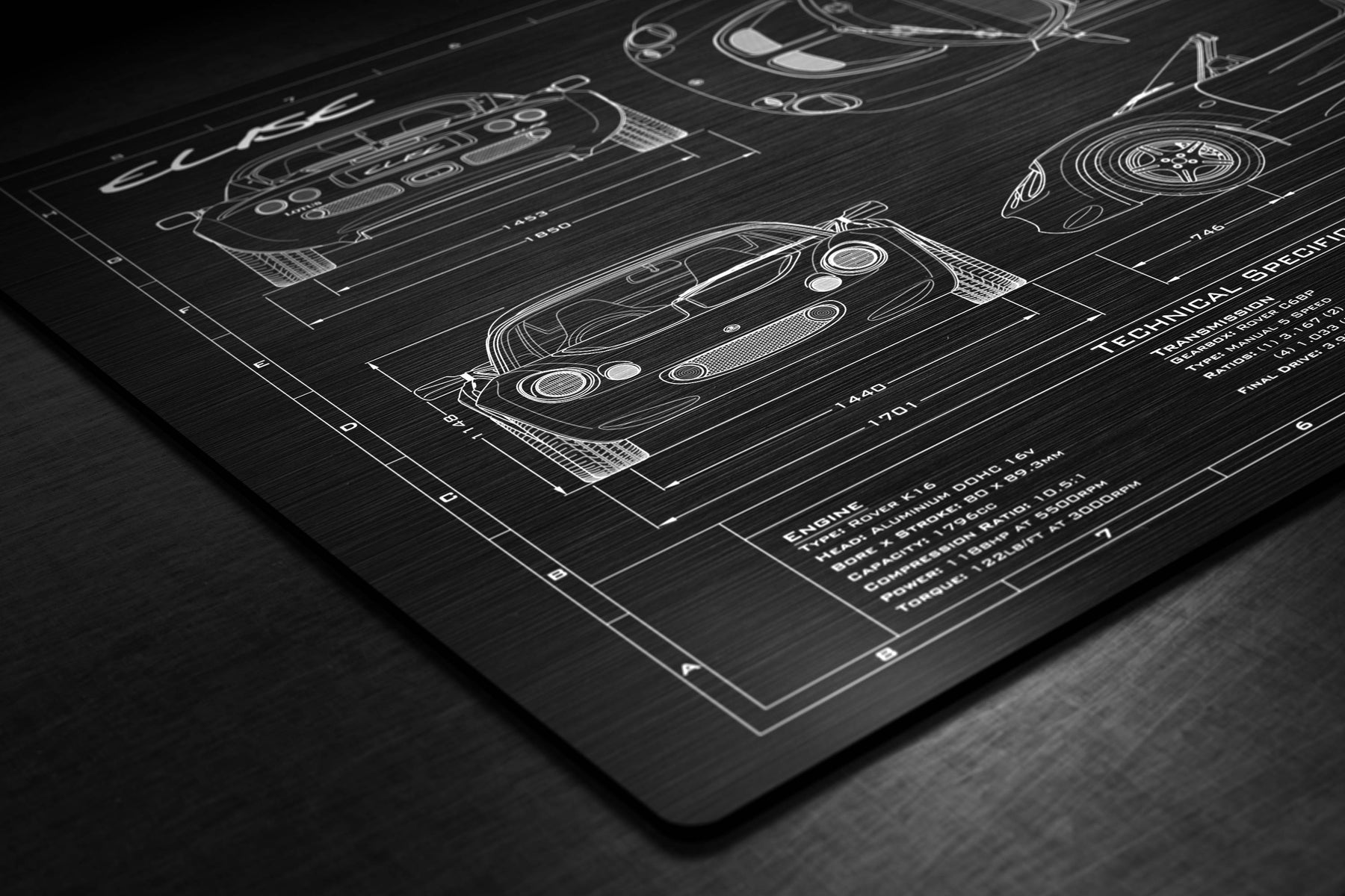 Lotus 1996-2000 Elise Engineered Art - Image 5