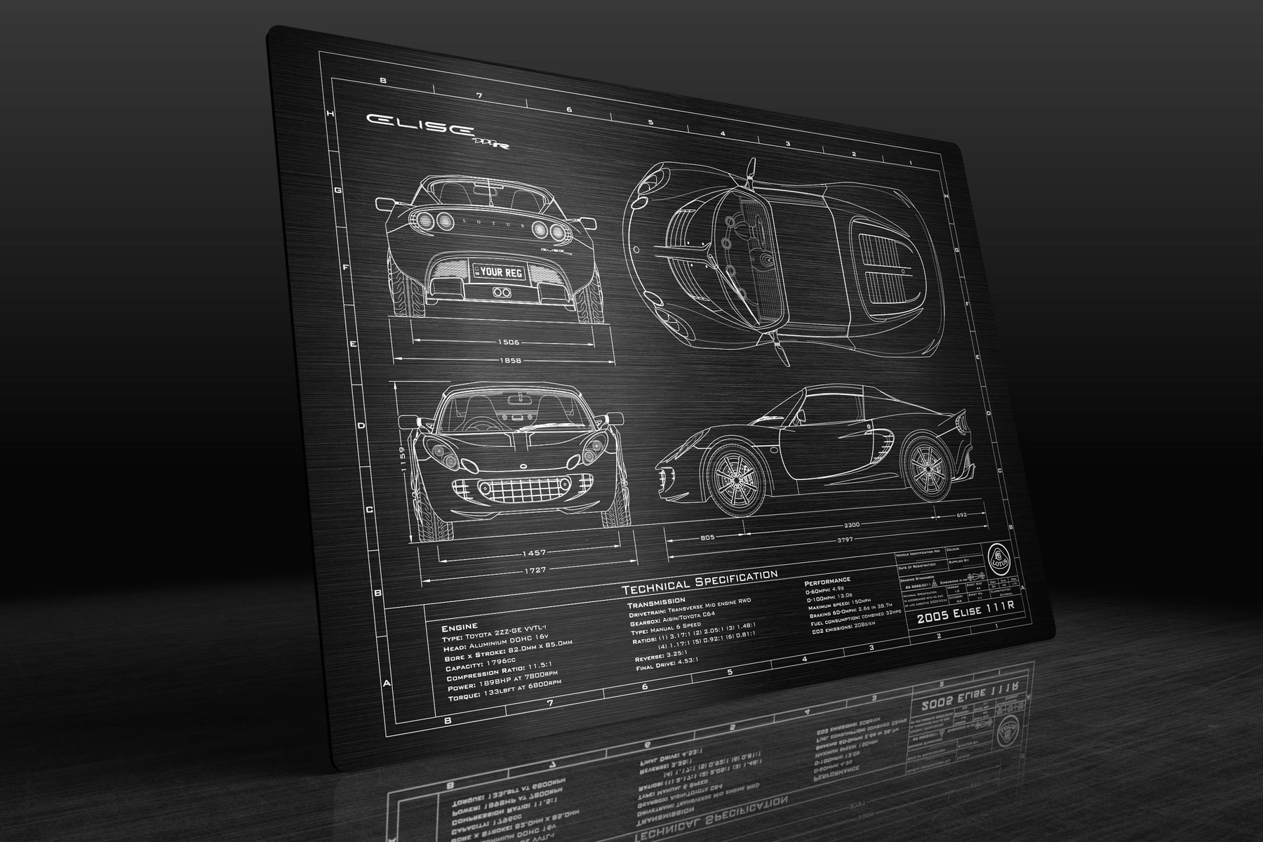 Lotus 2001-2010 Elise Engineered Art - Image 9