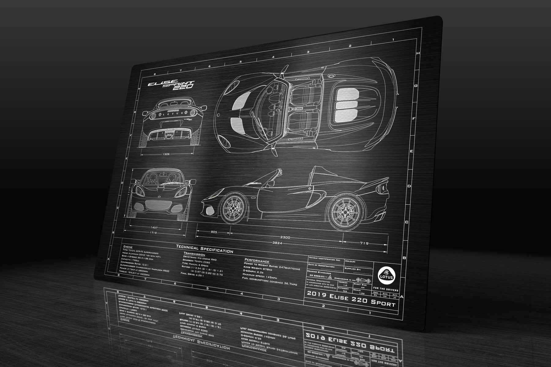 Lotus 2018-2020 Elise 220 Sport Engineered Art - Image 8