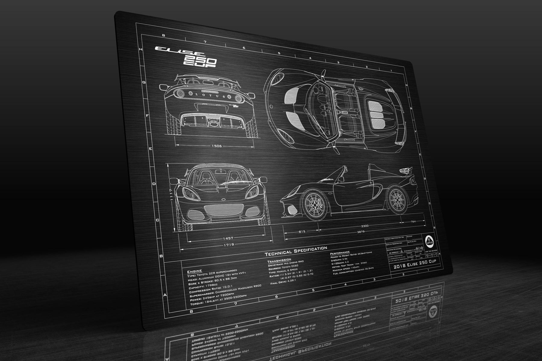 Lotus 2018-2020 Elise 250 Cup Engineered Art - Image 9