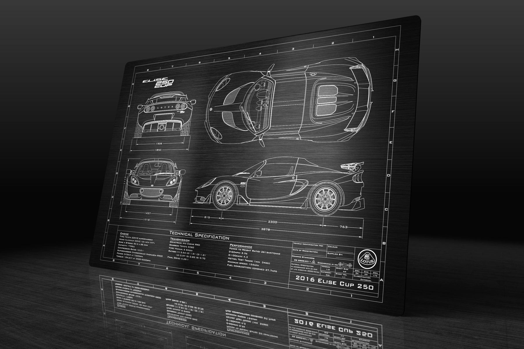Lotus 2015-2016 Elise Cup 250 Engineered Art - Image 8