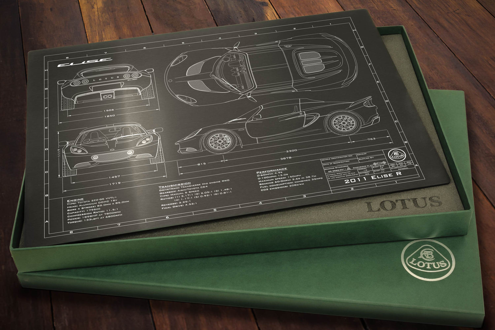 Lotus 2010-2020 Elise Engineered Art detail