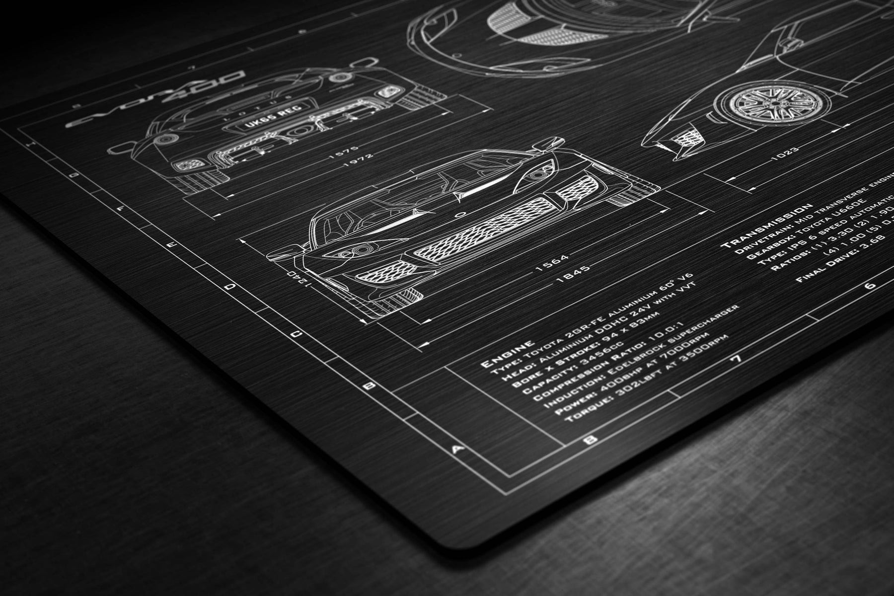 Lotus 2016-2017 Evora 400 Engineered Art - Image 5
