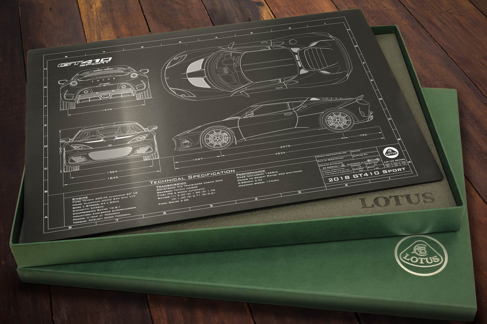 Lotus 2018-2020 Evora GT Engineered Art detail