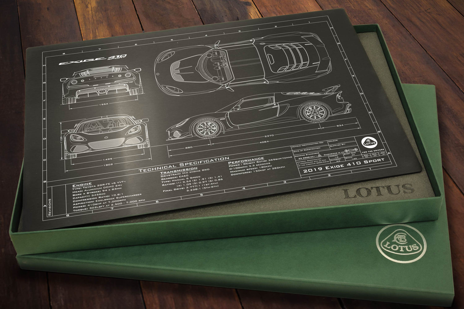 Lotus 2018-2020 Exige 410 Sport Engineered Art detail