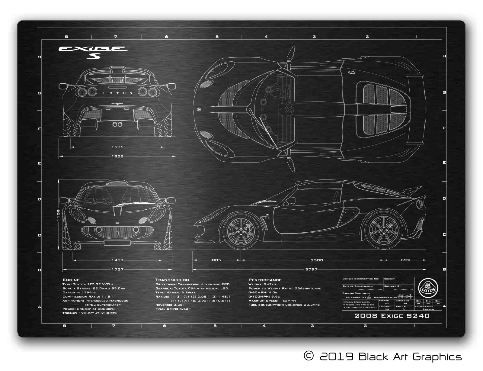 Lotus 2004-2009 Exige Engineered Art - Image 1
