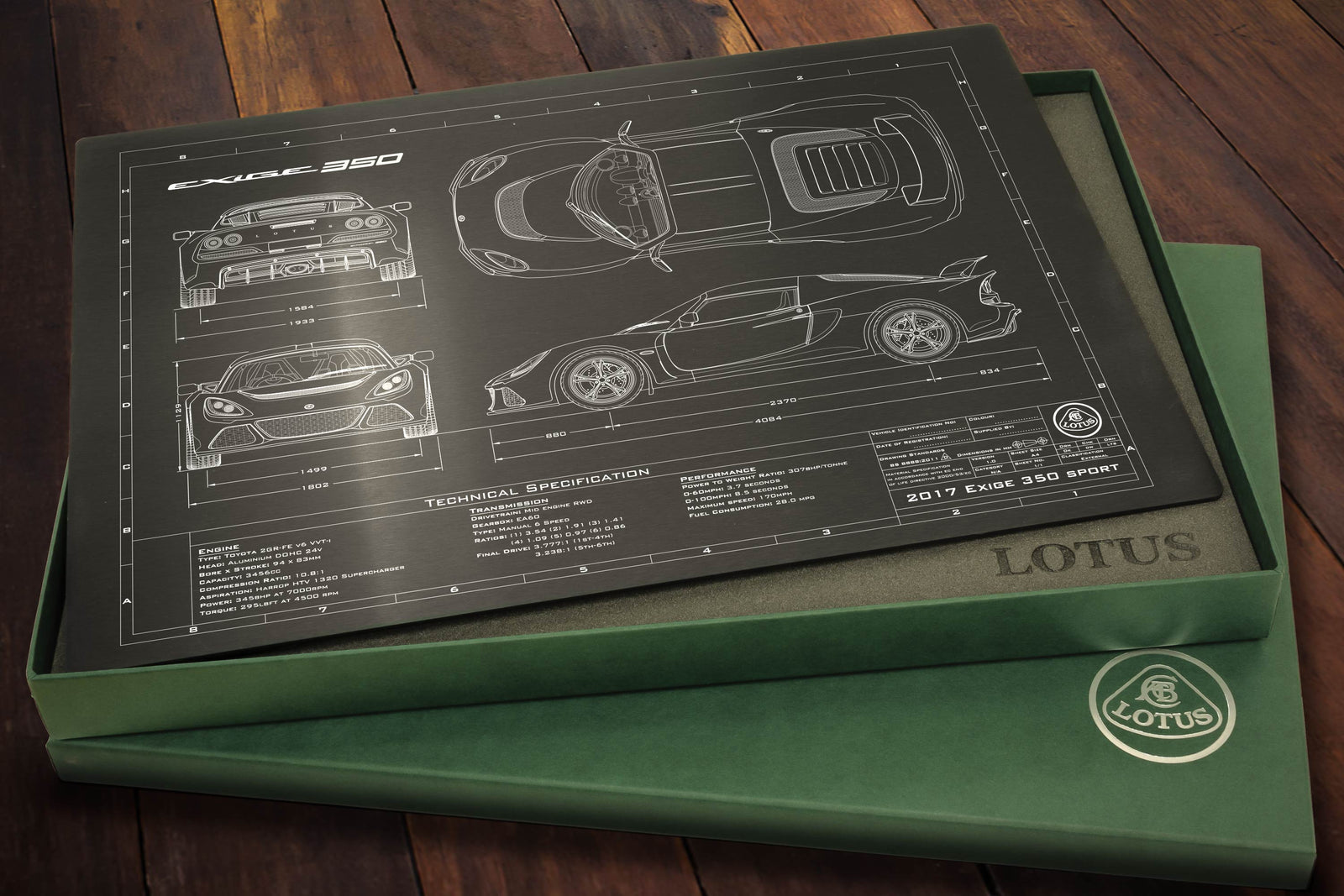 Lotus 2015-2017 Exige 350 Sport Engineered Art detail