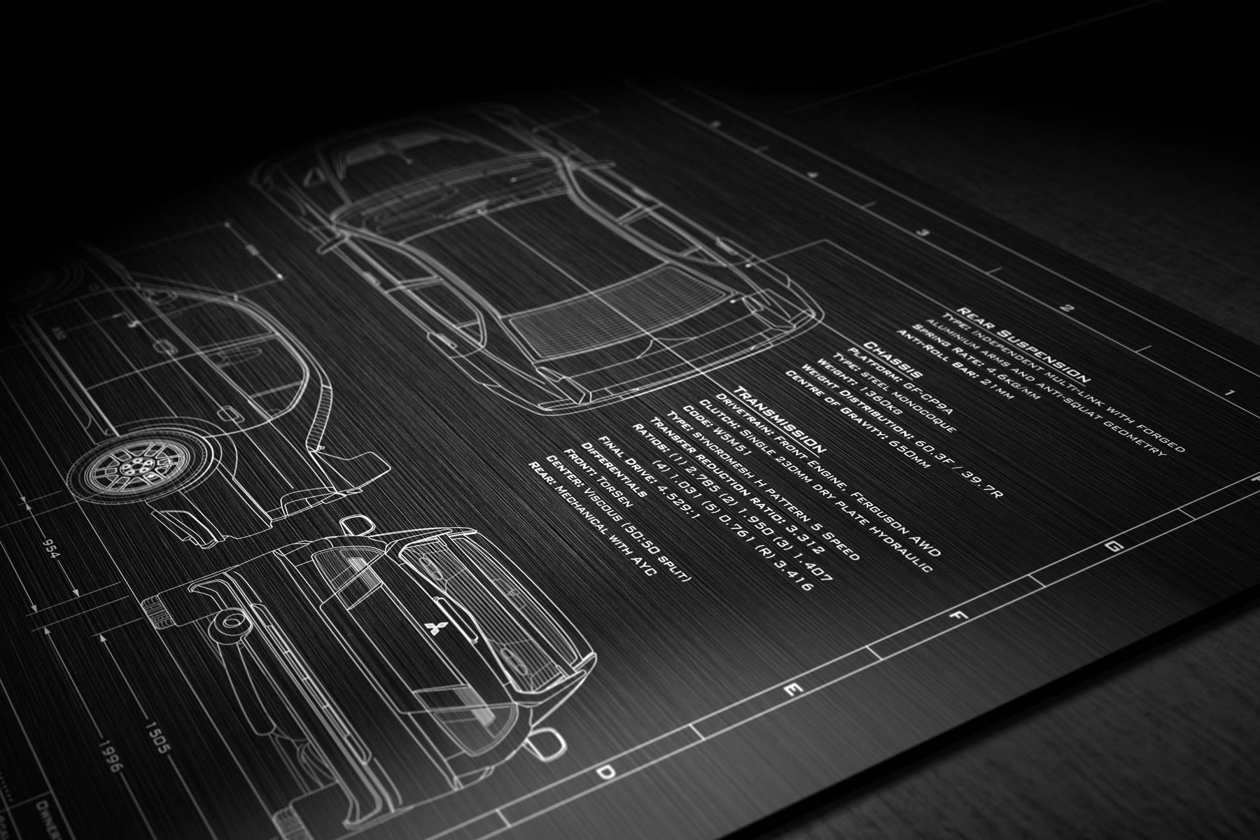 Mitsubishi 1998-1999 Evo V Engineered Art - Image 6