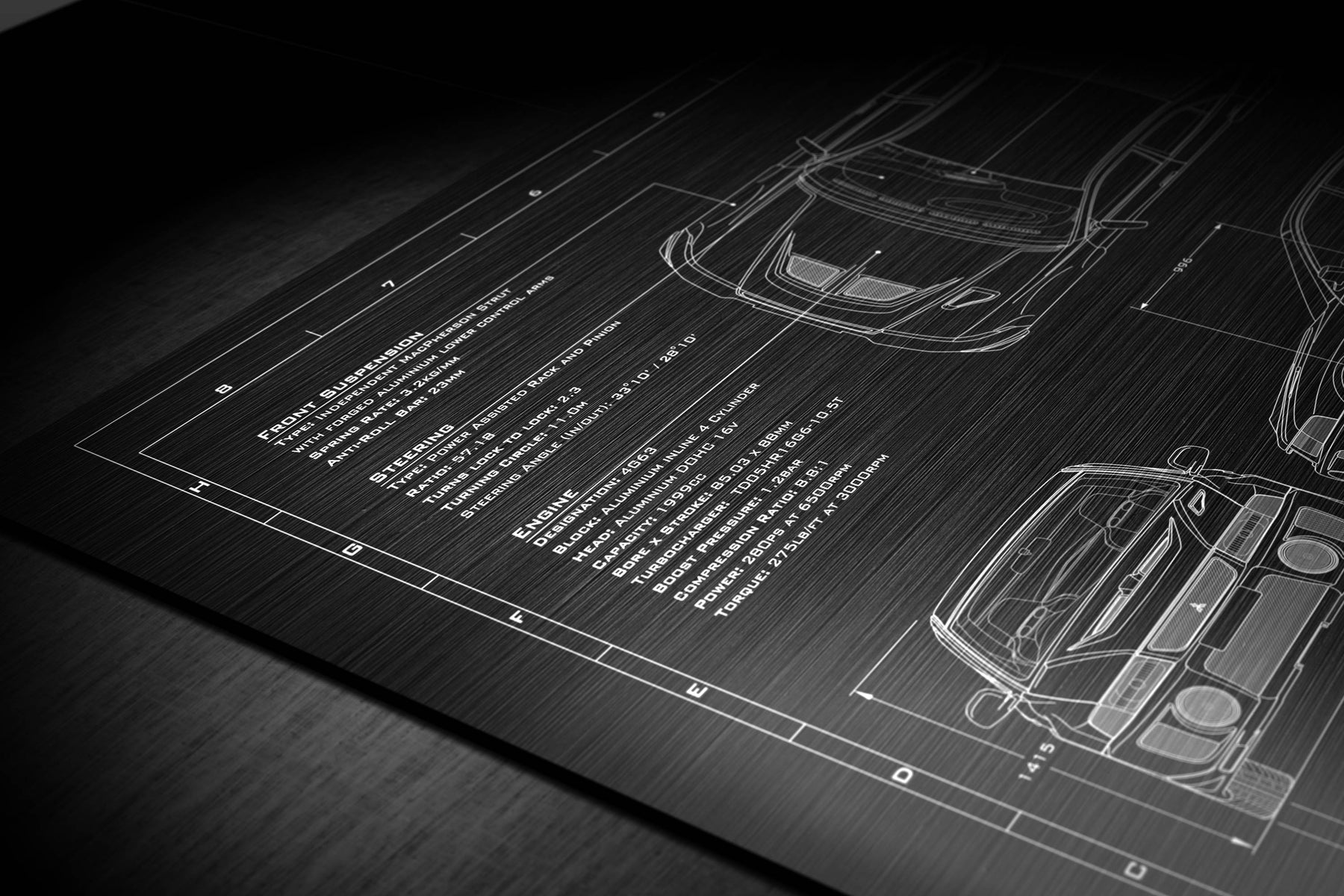 Mitsubishi 1998-1999 Evo V Engineered Art - Image 7